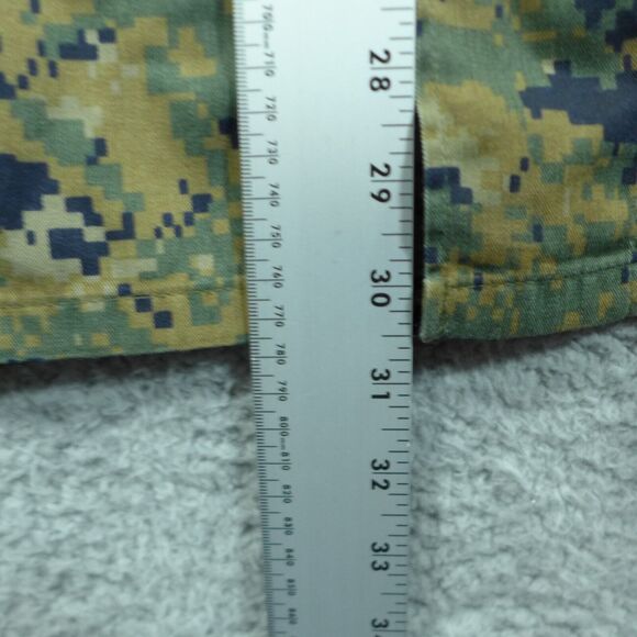 American Apparel Inc Marine Marpat Digital Camo Button Up Jacket Men's Size M - Picture 5 of 7